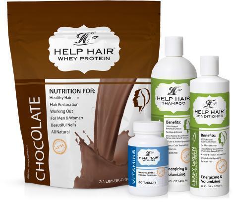 Help Hair 4 Step Program for hair loss